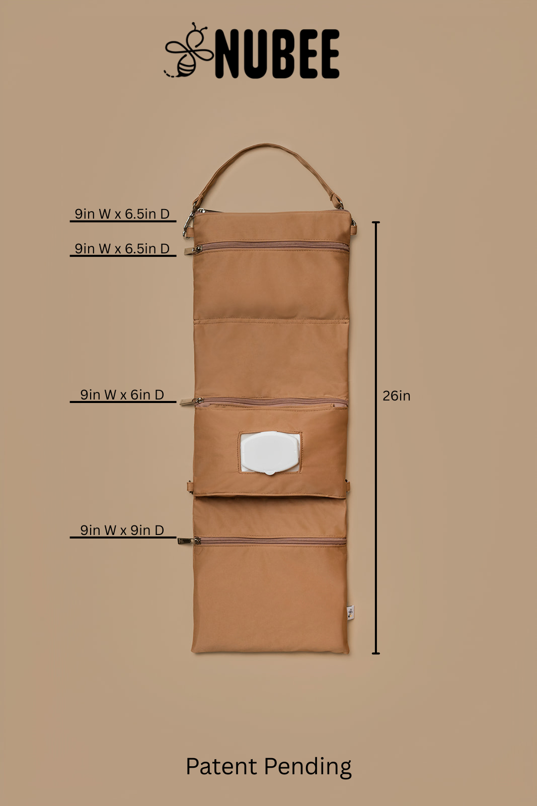 Nubee Large Go Bag + Crossbody Strap